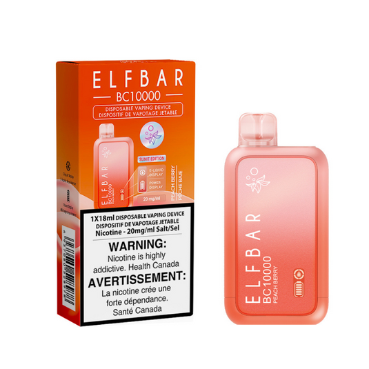 Peach Berry ELF Bar BC 10K
