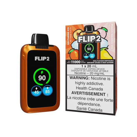 Nectarine Ice and Peach Mango Ice - Flip Bar 2.0