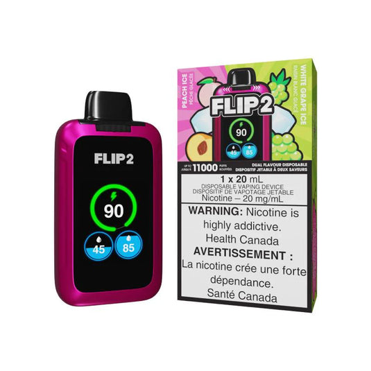 Peach Ice and White Grape Ice - Flip Bar 2.0