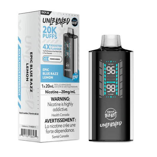 Epic Blue Razz Lemon  Flavour Beast Unleashed DCP 20K