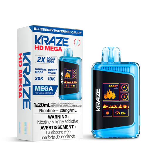 Blueberry Watermelon Ice - Kraze Hd Mega 20K
