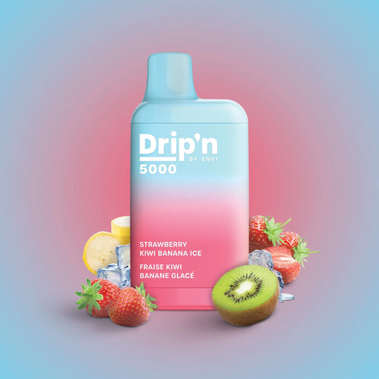 Strawberry Kiwi Banana Ice - Drip'N 5000