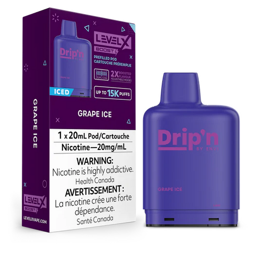 Grape Ice - Level X Boosted Drip'N 15K