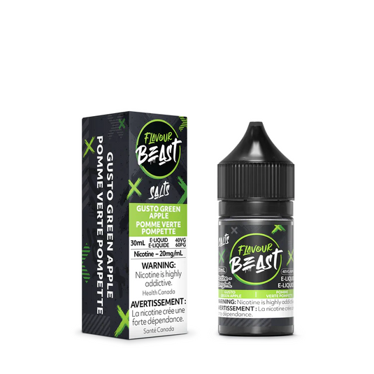 Gusto Green Apple - Flavour Beast Salts Nic
