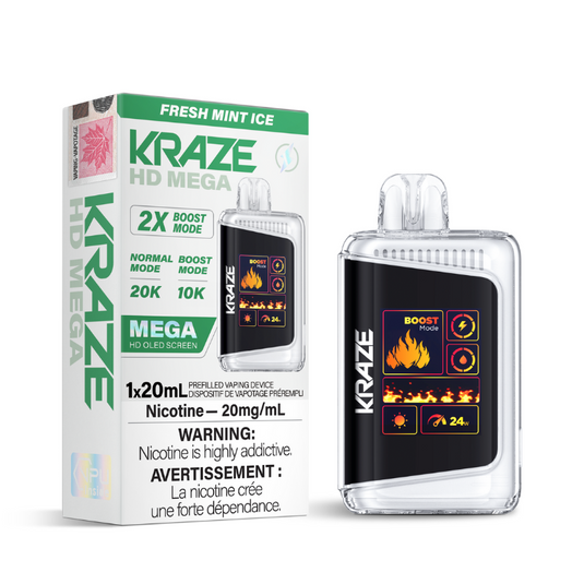 Blueberry Kiwi Ice- Kraze Hd Mega 20K