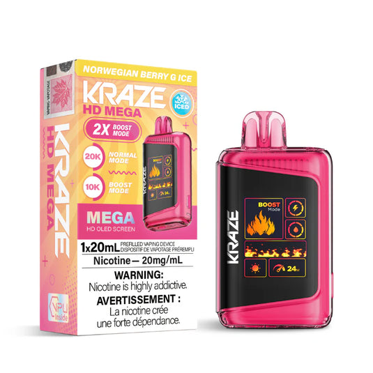 Norwegian Berry G Ice - Kraze Hd Mega 20K