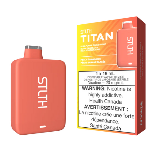 Peach Banana Ice - Stlth Titan 10K