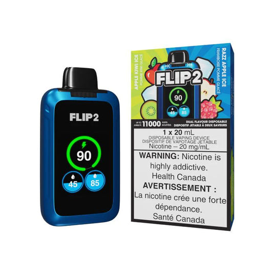 Apple Kiwi Ice and Razz Apple Ice - Flip Bar 2.0