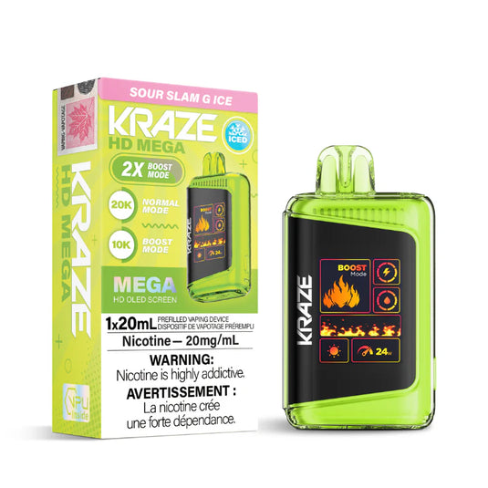Sour Slam G Ice - Kraze Hd Mega 20K