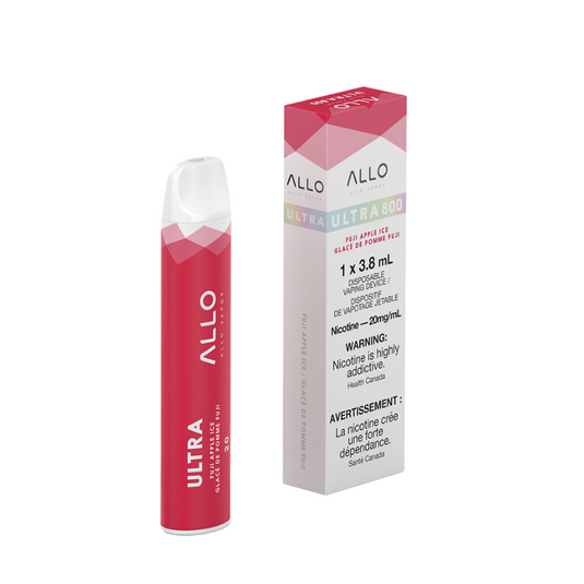 ALLO ULTRA FUJI APPLE ICE DISPOSABLE VAPE STICK MISTER VAPOR TORONTO