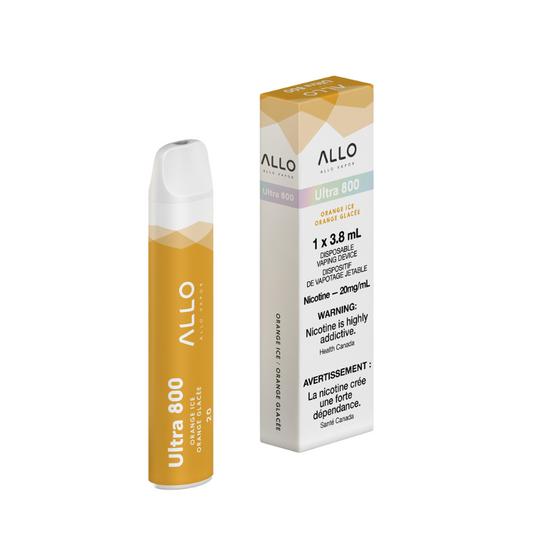 ALLO ULTRA ORANGE ICE DISPOSABLE VAPE STICK MISTER VAPOR TORONTO