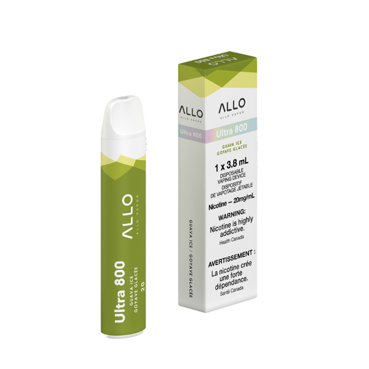 ALLO ULTRA GUAVA ICE DISPOSABLE VAPE STICK MISTER VAPOR TORONTO