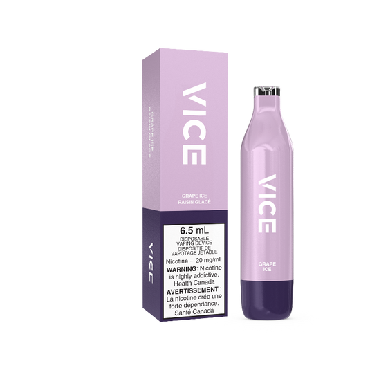 VICE 2500 GRAPE ICE DISPOSABLE Mister Vapor