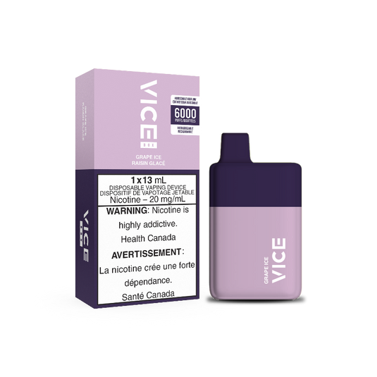 buy now!!VICE BOX GRAPE ICE DISPOSABLE mister vapor  Same-day delivery within the zone and express shipping GTA, Scarborough, Brampton, Etobicoke, Mississauga, Markham, Richmond Hill, Ottawa, Montreal, Nova Scotia, PEI, Vancouver,  Vaughan, Toronto, York, North York, London, Kingston, Burlington, Hamilton, Quebec City, Halifax, St. John's, Fredericton, Ontario, Laval, Levis, Brossard, Sudbury, Trois-Rivieres,