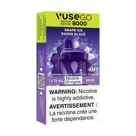 #1 VUSE GO EDITION 8000 DISPOSABLE VAPE AT MISTER VAPOR CANADA
