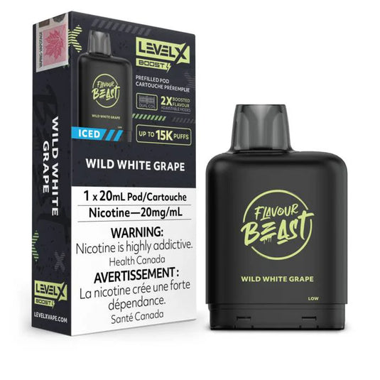 Wild White Grape - Level X Boosted Flavour Beast 15K