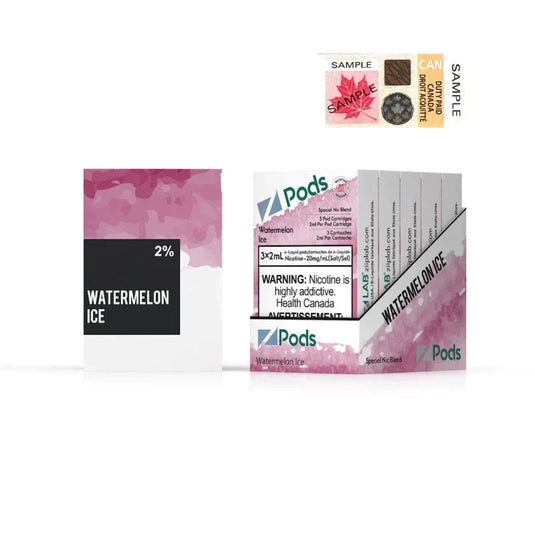 EXCISE TAX buy Z PODS WATERMELON ICE 2% SUPREME NIC near ST.CLAIR AVE AND JUNTION , GTA,TORONTO,NORTH YORK,YORK, ETOBICOKE, BURLINTON, HALTON, MISSISSAUGA, HAMILTON, QUEBEC CITY,VANCOUVER, MONTREAL, CALGARY, OTTAWA, EDMONTON, WINNIPEG, VICTORIA, SASKATOON, REGINA, HALIFAX, ST.JOHN'S ,ONTARIO, FREDERICTON CANADA