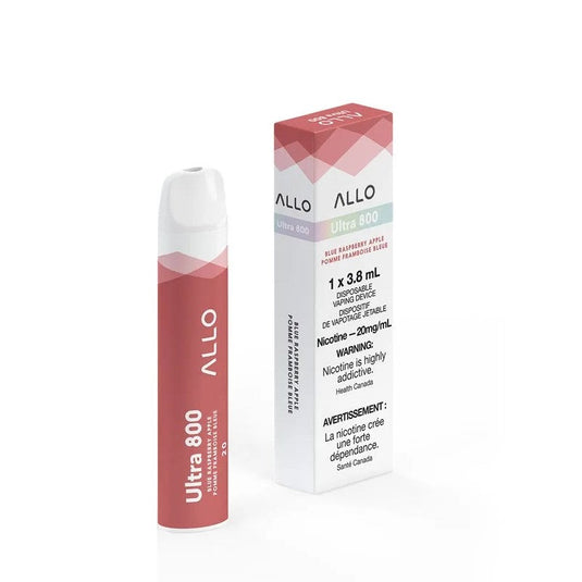 ALLO ULTRA BLUE RASPBERRY APPLE DISPOSABLE VAPE STICK MISTER VAPOR TORONTO