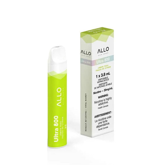 ALLO ULTRA LEMON TRAIL DISPOSABLE VAPE STICK MISTER VAPOR TORONTO
