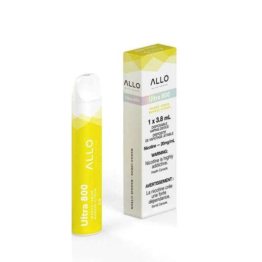 ALLO ULTRA MANGO LEMON DISPOSABLE VAPE STICK MISTER VAPOR TORONTO