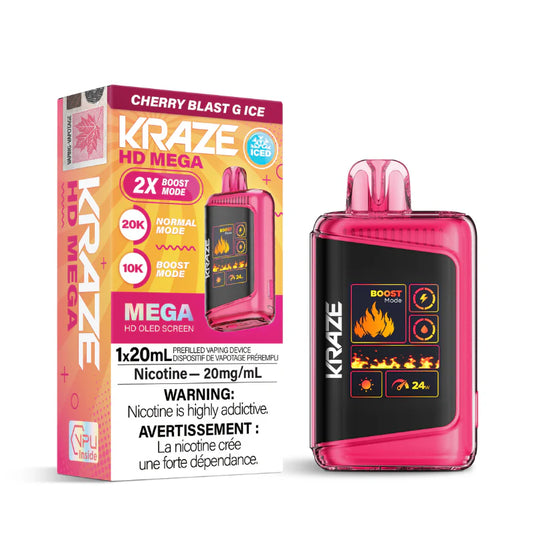 Cherry Blast G Ice - Kraze Hd Mega 20K