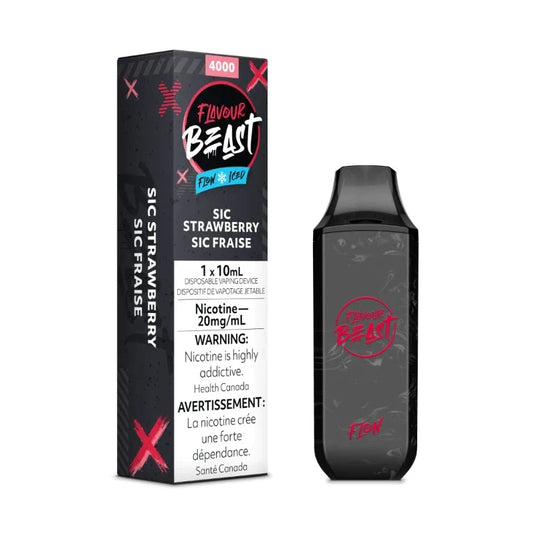Sic Strawberry Iced - Flow Flavour Beast