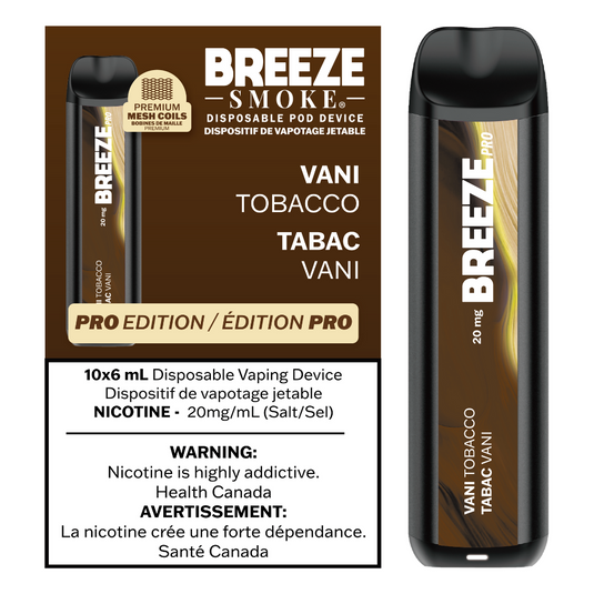 Vanilla Tobacco - Breeze Pro