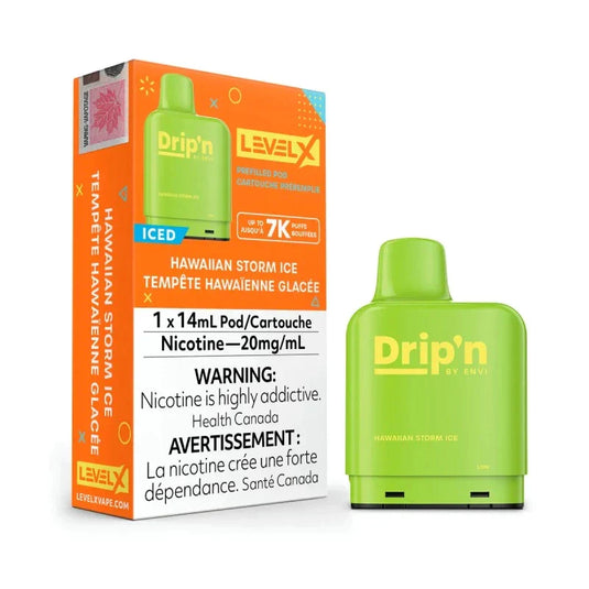 LEVEL X DRIP'N BY ENVI HAWAIIAN STORM ICE POD AT MISTER VAPOR QUEBEC