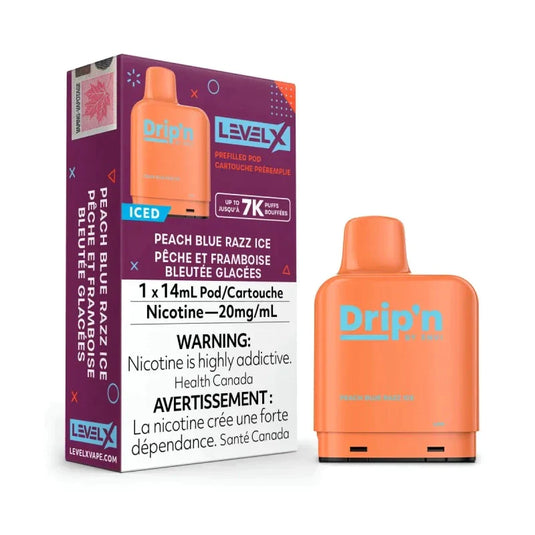 Peach Blue Razz Ice - Level X Drip'N 7K
