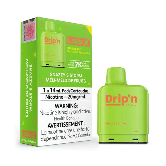 LEVEL X DRIP'N BY ENVI SNAZZY S STORM POD AT MISTER VAPOR